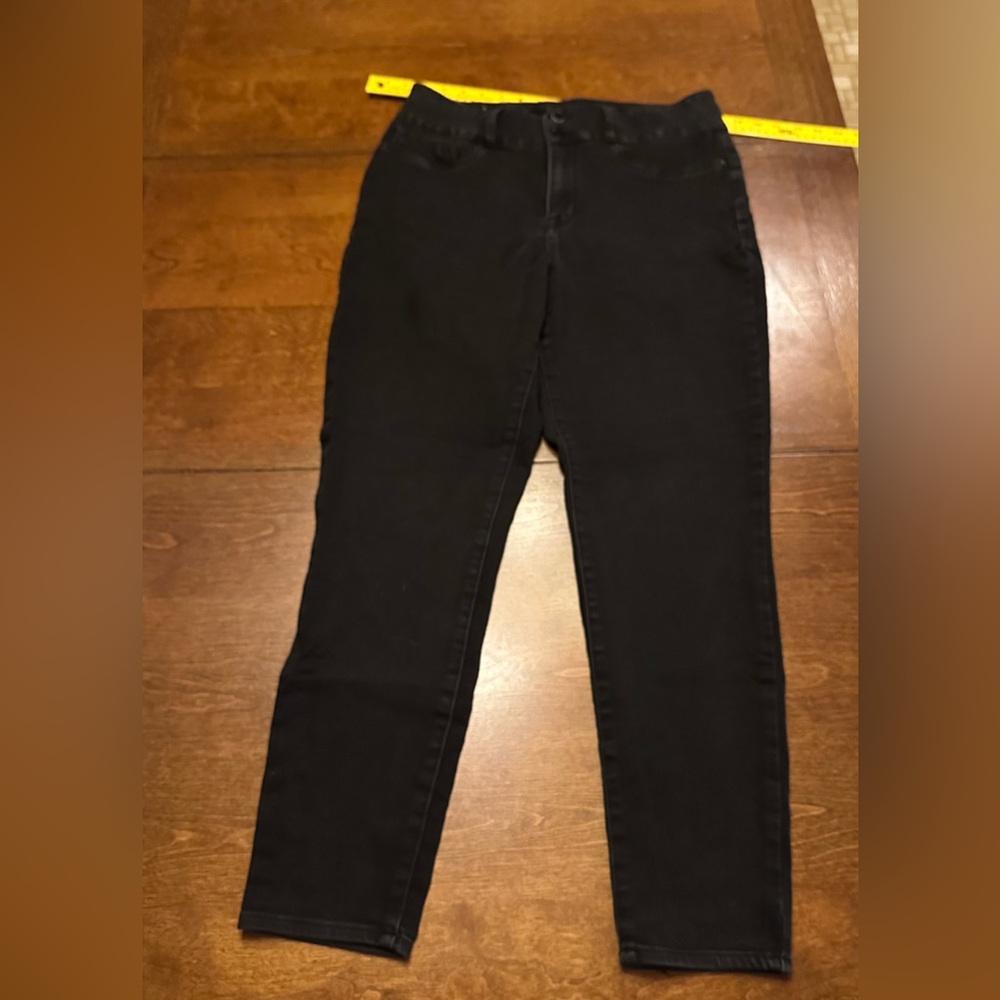 Seven7 High Rise Skinny Black Women's Jeans 16